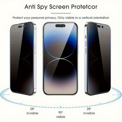 2pcs iPhone Privacy Tempered Glass Screen Protector