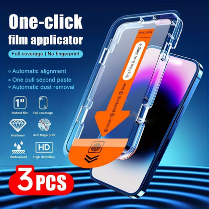 3-Pack Tempered Glass Screen Protector