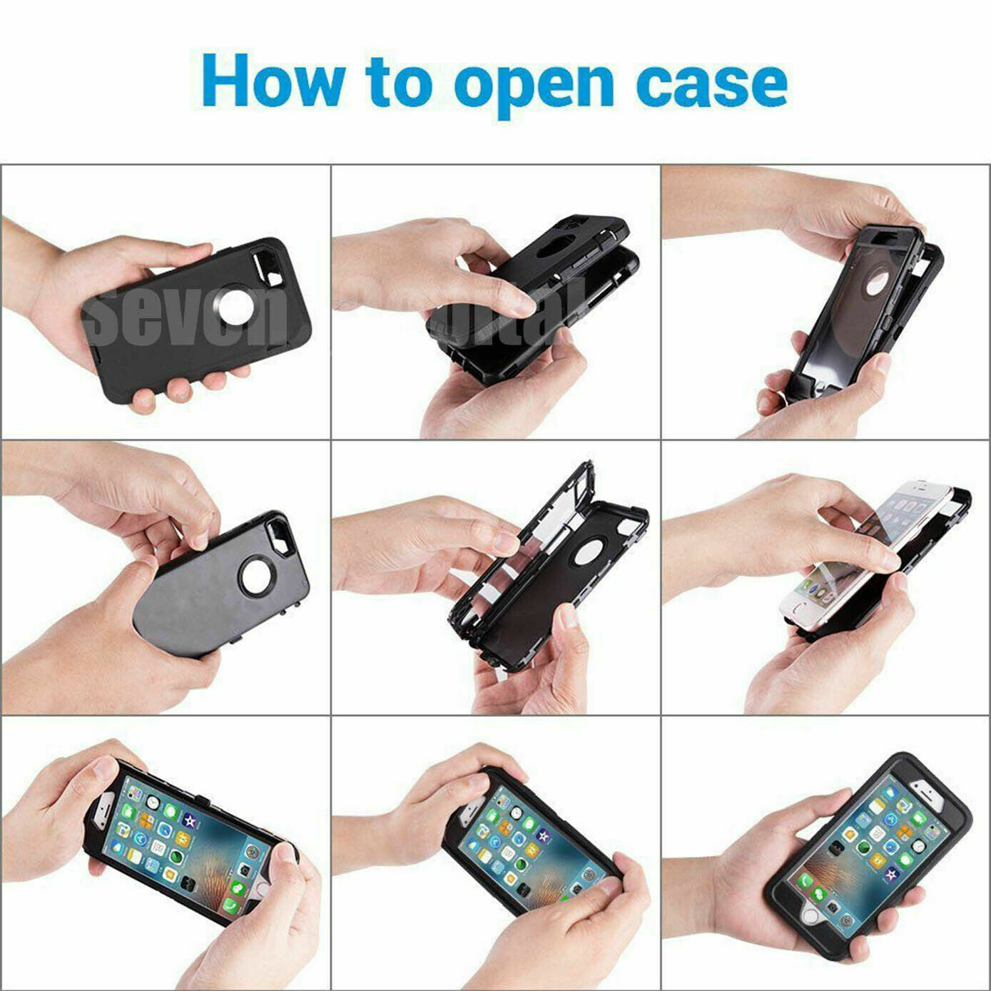 For Iphone 16 15 14 plus 13 12 11 Pro Max Shockproof Heavy Duty Rug Case Cover