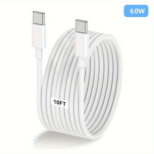 10ft USB C to USB C Cable