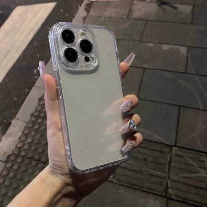 Soft Glitter Transparent iPhone Case