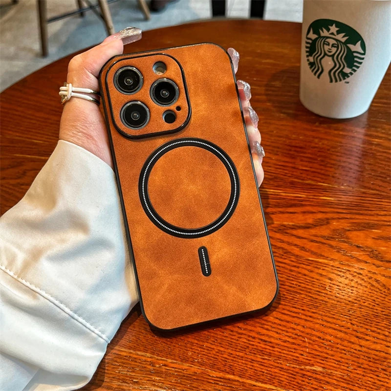 Luxury Wireless Charging Mag Safe Case