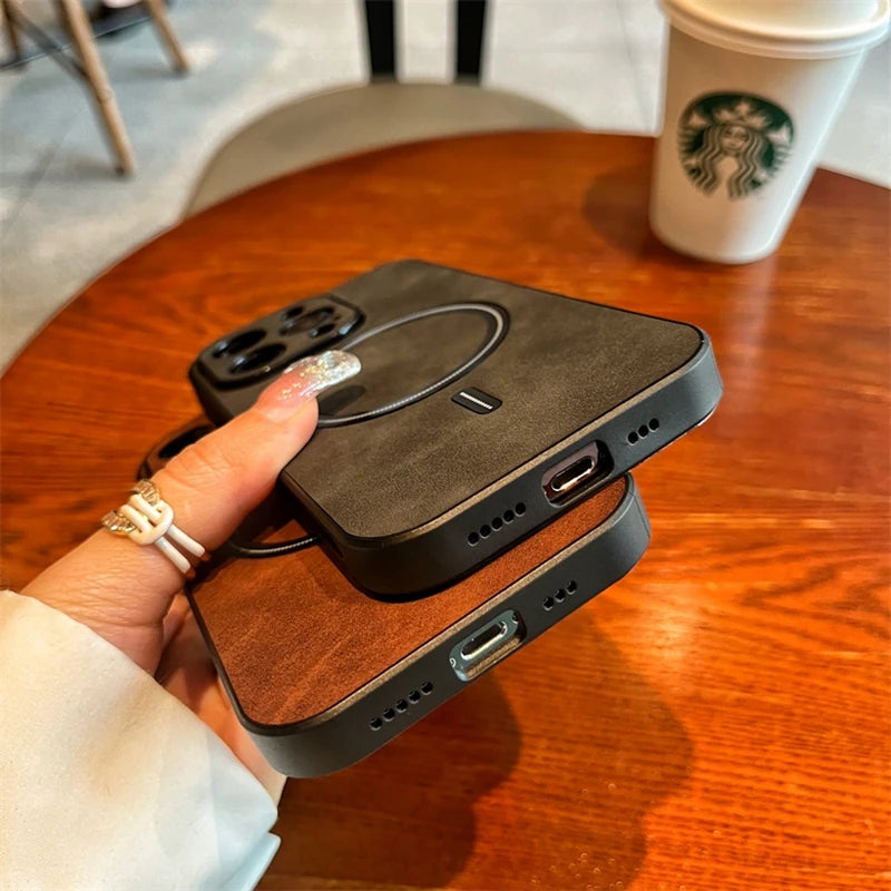 Luxury Wireless Charging Mag Safe Case