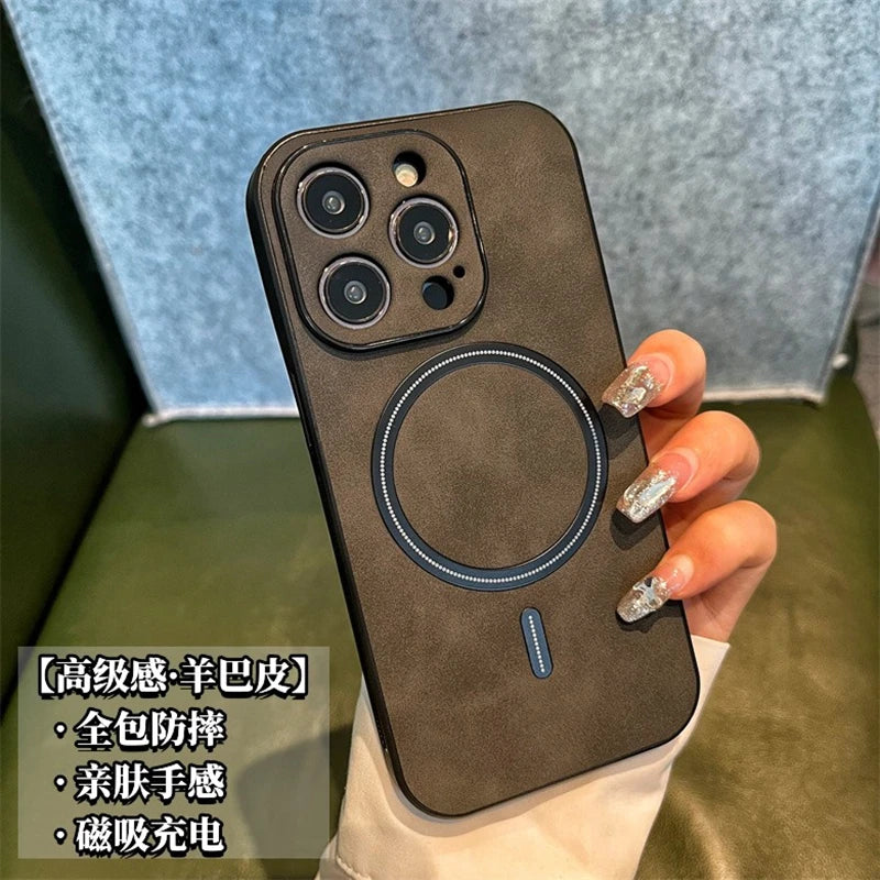 Luxury Wireless Charging Mag Safe Case