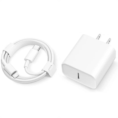 20W Fast Charging Charger Plug with 1M/3FT Cable