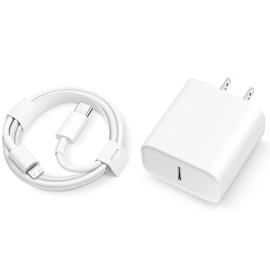 20W Fast Charging Charger Plug with 1M/3FT Cable