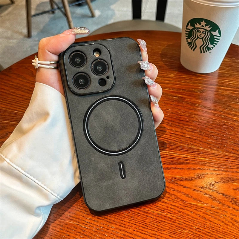 Luxury Wireless Charging Mag Safe Case