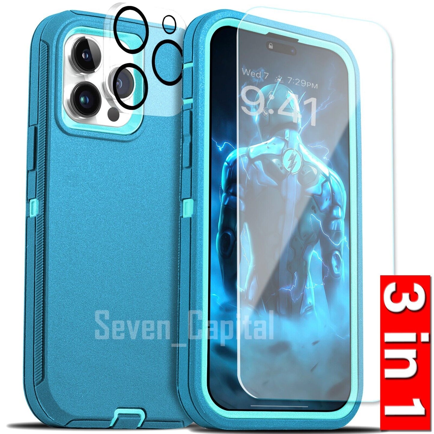 For Iphone 16 15 14 plus 13 12 11 Pro Max Shockproof Heavy Duty Rug Case Cover